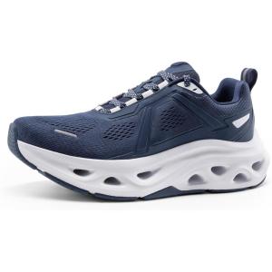 NORTIV 8 Men’s Comfortable Walking Shoes MovePropel Athletic Breathable Gym Workout Tennis Jogging Cross Training Non Slip Fashion Running Sneakers(Dark Blue)
