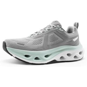 NORTIV 8 Men’s Comfortable Walking Shoes MovePropel Athletic Breathable Gym Workout Tennis Jogging Cross Training Non Slip Fashion Running Sneakers(Grey)