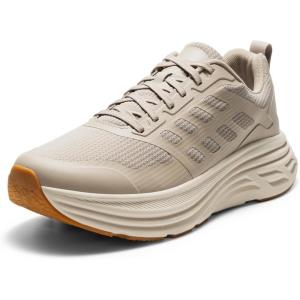 NORTIV 8 Men’s Walking Running Tennis Cushioning Shoes ActiveFloat Non Slip Athletic Gym Workout Jogging Comfortable Sneakers(Apricot)