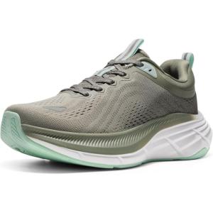 NORTIV 8 Men’s Walking Shoes Running Tennis Cushioning ActiveBreeze Non Slip Athletic Gym Workout Comfortable Fashion Sneakers(Greyish Green)