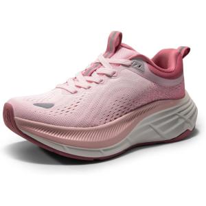 NORTIV 8 Women’s Walking Shoes Cushion Comfortable ActiveBreeze Running Tennis Shoes Non-Slip Workout Gym Sports Athletic Breathable Fashion Sneakers(Pink)