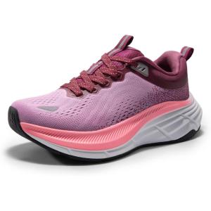 NORTIV 8 Women’s Walking Shoes Cushion Comfortable ActiveBreeze Running Tennis Shoes Non-Slip Workout Gym Sports Athletic Breathable Fashion Sneakers(Purple)