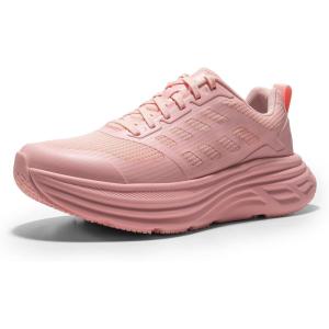 NORTIV 8 Women’s Walking Shoes Cushion Running Tennis Shoes ActiveFloat Non-Slip Comfortable Breathable Workout Gym Sports Athletic Fashion Sneakers(Pink)