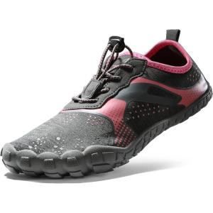 NORTIV 8 womens Low-Top(Grey/Watermelon/Red)