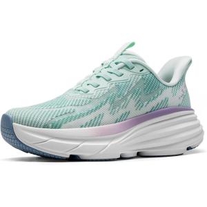 Women’s Slip On Walking Shoes Hands-Free Cushion Running Tennis SwiftPlush Non-Slip Comfortable Workout Gym Athletic Fashion Sneakers(Light Green)