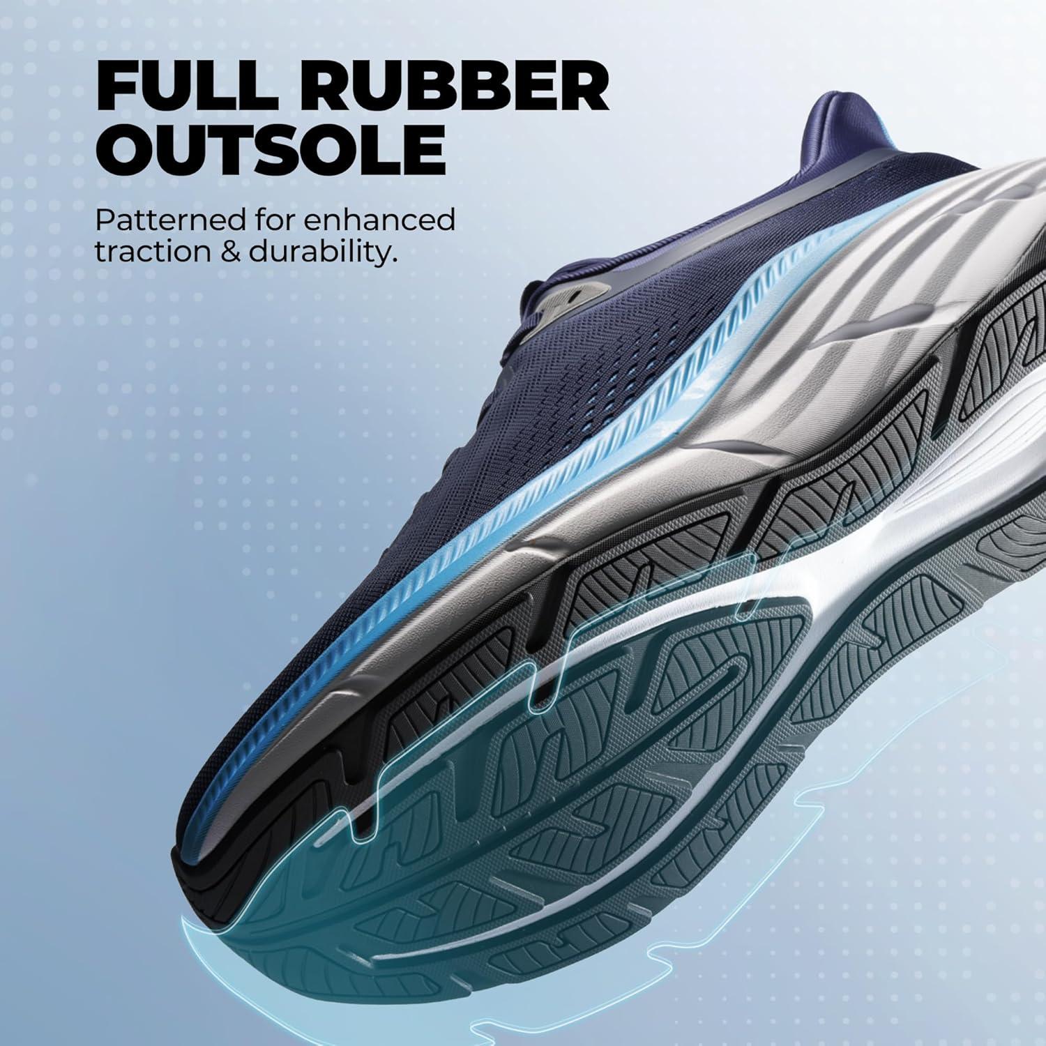 imageNORTIV 8 Mens Slip On Walking Shoes HandsFree Running Tennis Cushioning Non Slip Athletic Gym Workout Comfortable Fashion SneakersBlue