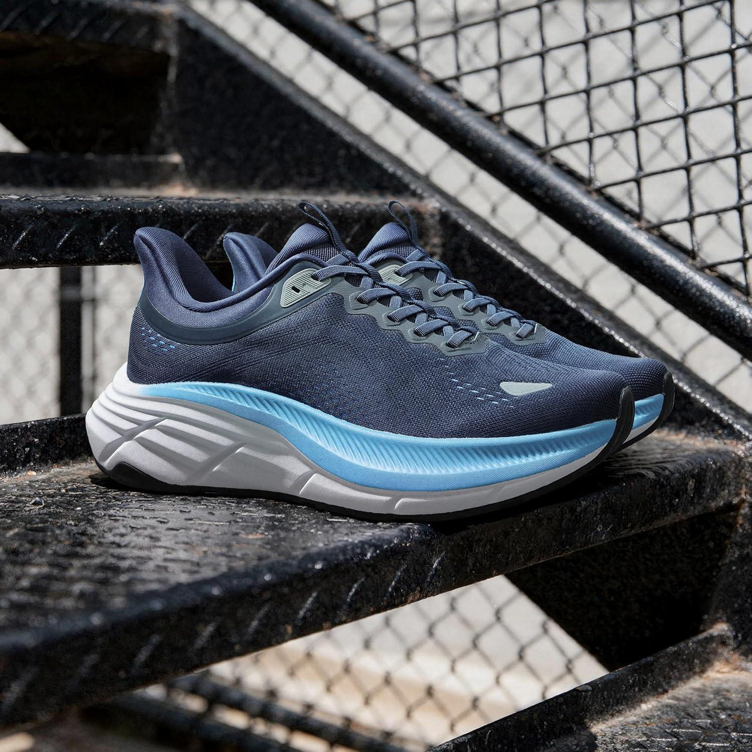 imageNORTIV 8 Mens Slip On Walking Shoes HandsFree Running Tennis Cushioning Non Slip Athletic Gym Workout Comfortable Fashion SneakersBlue