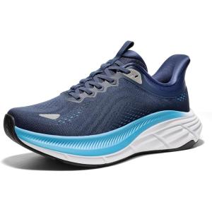 NORTIV 8 Men’s Slip On Walking Shoes Hands-Free Running Tennis Cushioning Non Slip Athletic Gym Workout Comfortable Fashion Sneakers(Blue)