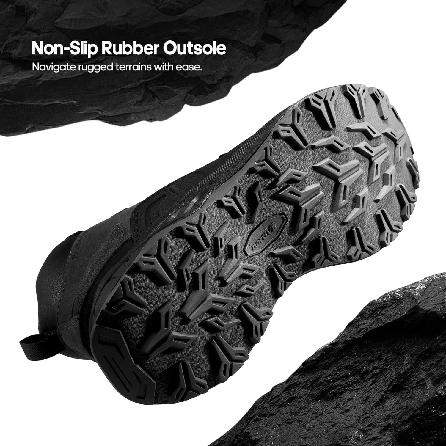 imageNORTIV 8 Womens Waterproof Hiking Boots Outdoor Trekking Camping Trail Hiking Boots