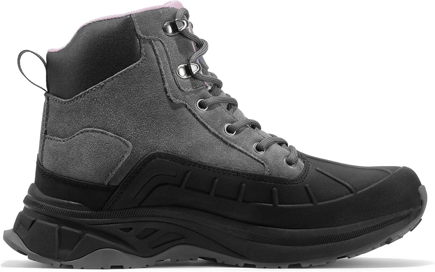 imageNORTIV 8 Womens Waterproof Hiking Boots Outdoor Trekking Camping Trail Hiking Boots