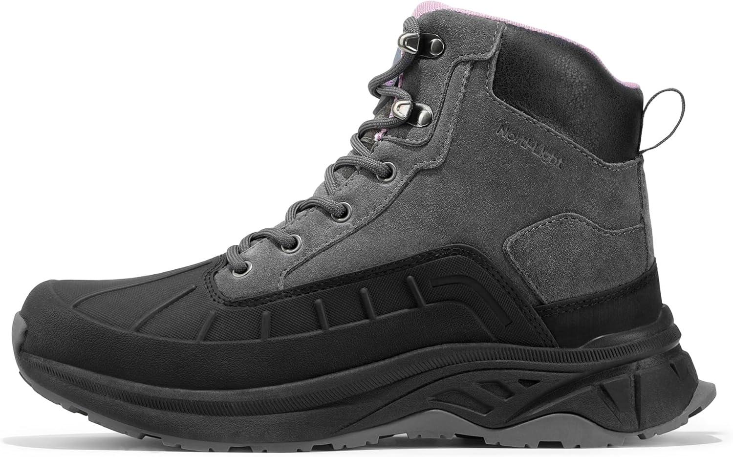 imageNORTIV 8 Womens Waterproof Hiking Boots Outdoor Trekking Camping Trail Hiking Boots