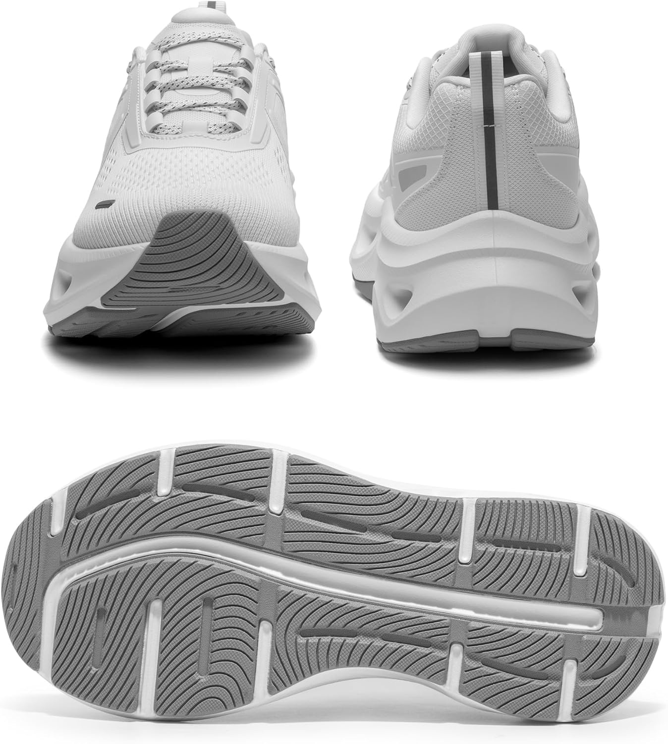 image:imageNORTIV 8 Womens Cushioning Walking Running Shoes WorkoutJoggingBreathableNon SlipMesharch supportGymAthleticWearResistantcity walksexerciseFashionMovePropelWhite
