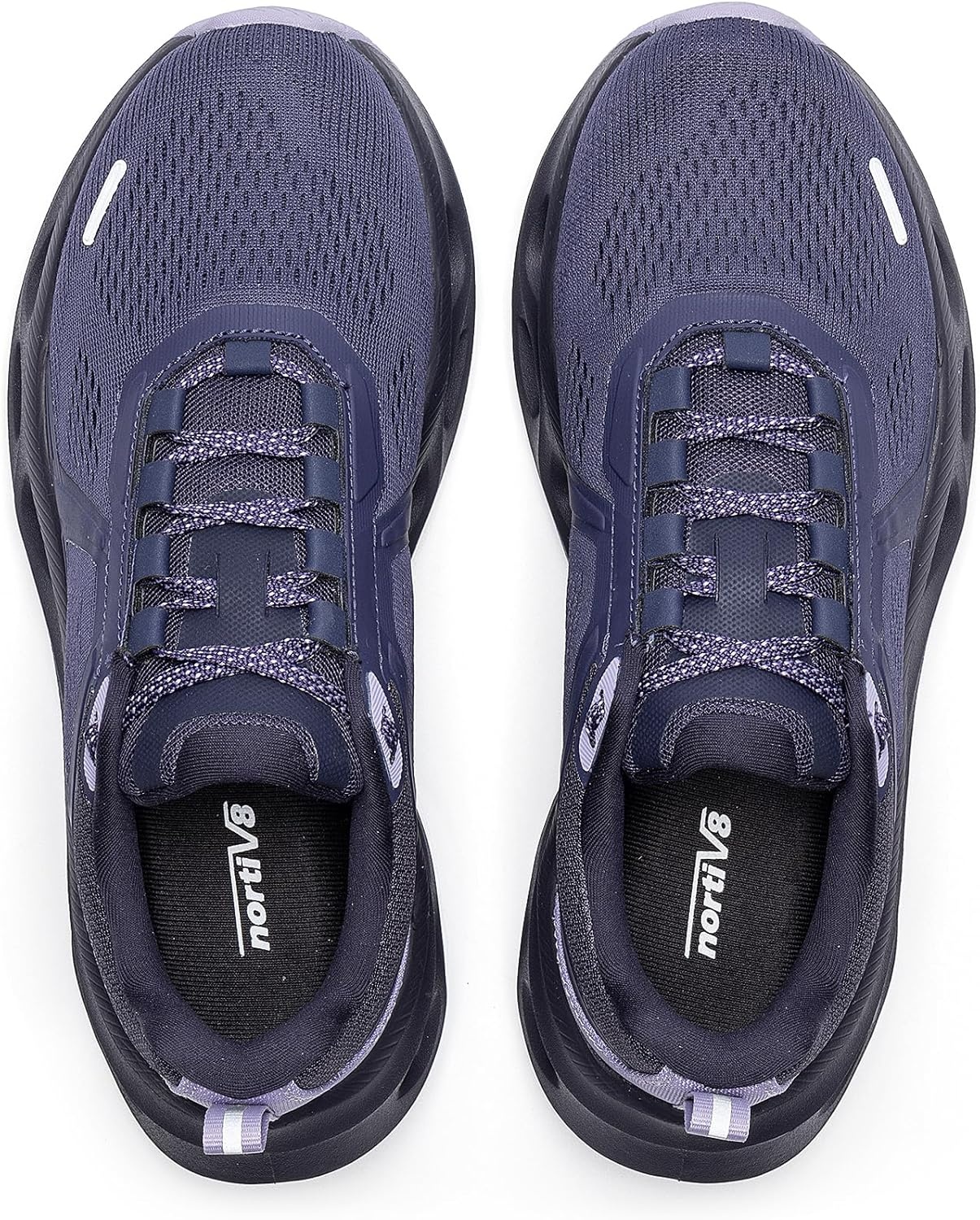 image:imageNORTIV 8 Womens Cushioning Walking Running Shoes WorkoutJoggingBreathableNon SlipMesharch supportGymAthleticWearResistantcity walksexerciseFashionMovePropelDark Purple