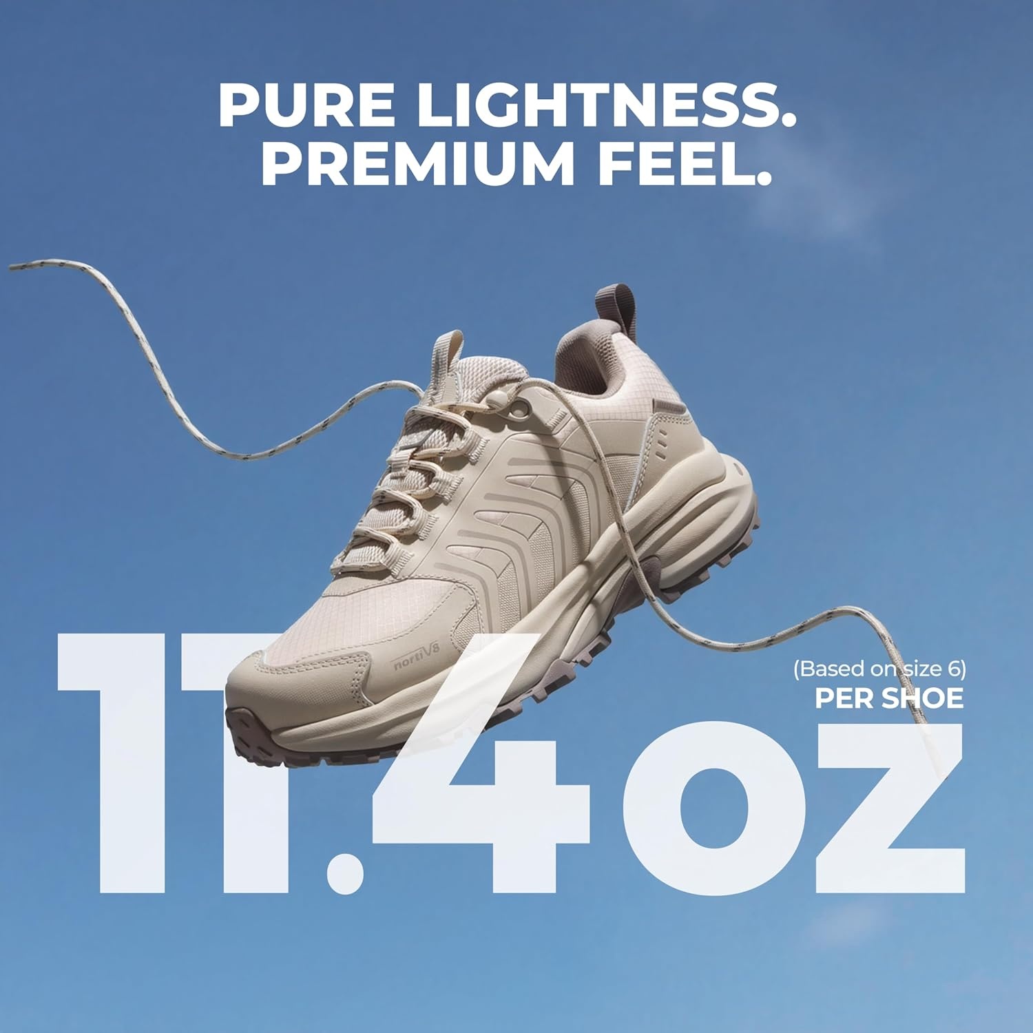 image:imageNORTIV 8 Womens Waterproof Hiking Shoes Lightweight Travel for Walking All Day Comfort NonSlip Outdoor Trekking Camping Climbing Fashion Sneakers Armadillo FieldLiteKhaki