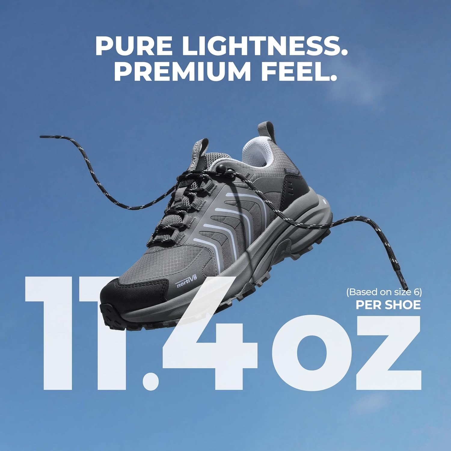 image:imageNORTIV 8 Womens Waterproof Hiking Shoes Lightweight Travel for Walking All Day Comfort NonSlip Outdoor Trekking Camping Climbing Fashion Sneakers Armadillo FieldLiteDark Grey