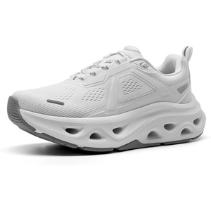 NORTIV 8 Women’s Cushioning Walking Running Shoes | Workout,Jogging,Breathable,Non Slip,Mesh,arch support,Gym,Athletic,Wear-Resistant,city walks,exercise,Fashion,MovePropel(White)