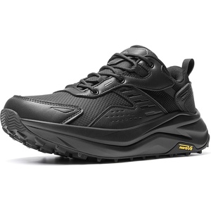 NORTIV 8 Men’s Wide Toe Box Waterproof Hiking Shoes | Lightweight Comfortable Low Drop Hiking Shoes for Travel Hiking Outdoor Walking Trekking Camping Summer Vacation(Black)