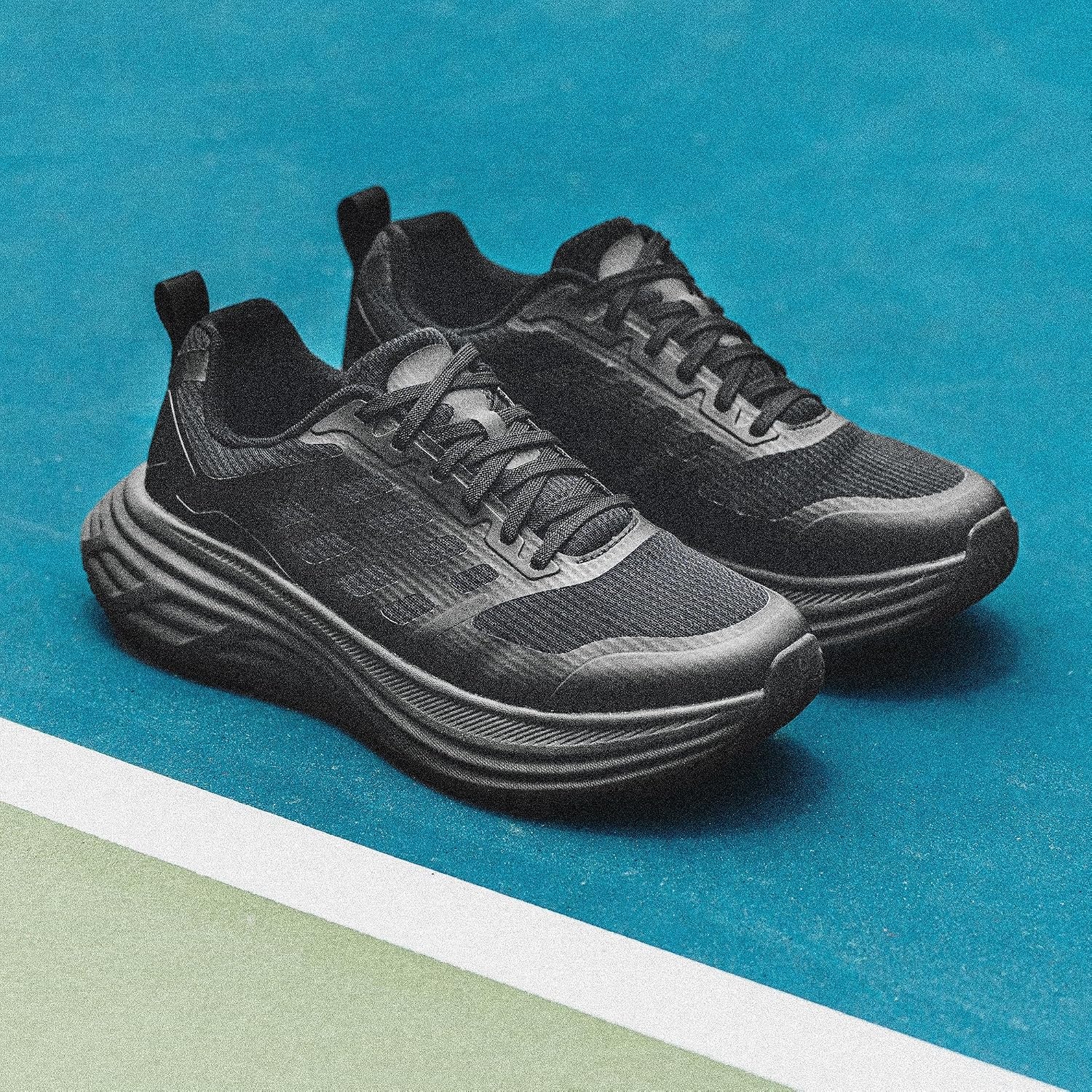 image:imageNORTIV 8 Womens Walking Shoes Running Tennis Sneakers Cushion NonSlip Comfortable Breathable Workout Gym Sports Athletic Fashion ActiveFloatAll Black