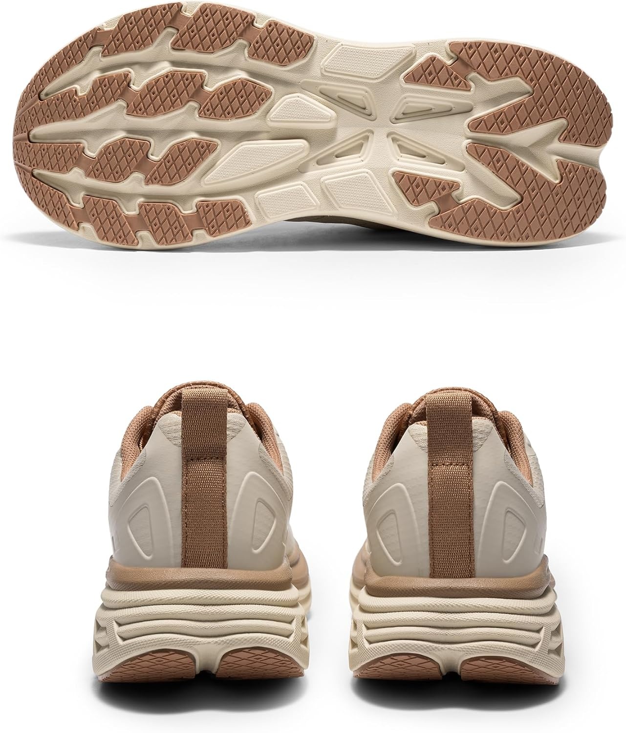 image:imageNORTIV 8 Womens Walking Shoes Running Tennis Sneakers Cushion NonSlip Comfortable Breathable Workout Gym Sports Athletic Fashion ActiveFloatBeigeKhaki