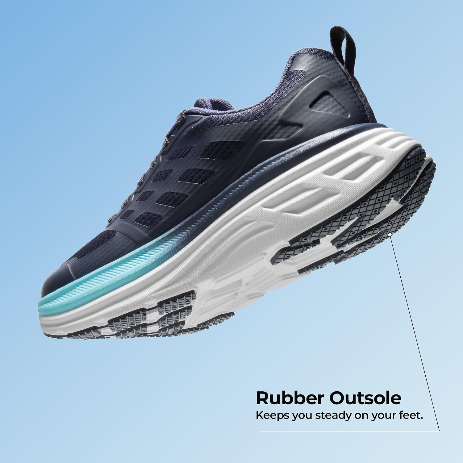 image:imageNORTIV 8 Womens Walking Shoes Running Tennis Sneakers Cushion NonSlip Comfortable Breathable Workout Gym Sports Athletic Fashion ActiveFloatBlue