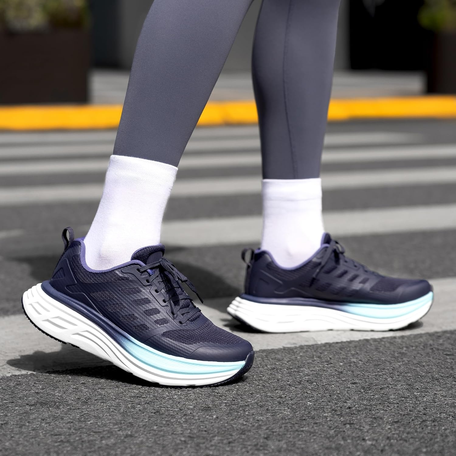 image:imageNORTIV 8 Womens Walking Shoes Running Tennis Sneakers Cushion NonSlip Comfortable Breathable Workout Gym Sports Athletic Fashion ActiveFloatBlue