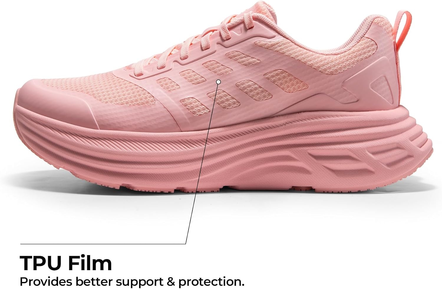 image:imageNORTIV 8 Womens Walking Shoes Running Tennis Sneakers Cushion NonSlip Comfortable Breathable Workout Gym Sports Athletic Fashion ActiveFloatPink