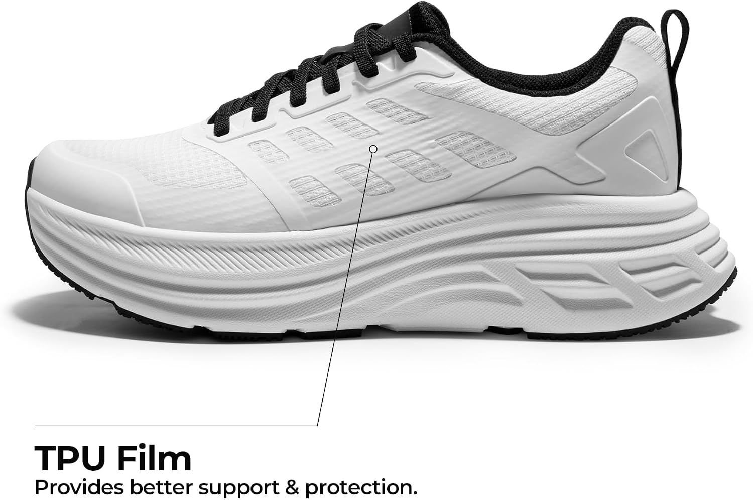 image:imageNORTIV 8 Womens Walking Shoes Running Tennis Sneakers Cushion NonSlip Comfortable Breathable Workout Gym Sports Athletic Fashion ActiveFloatWhite
