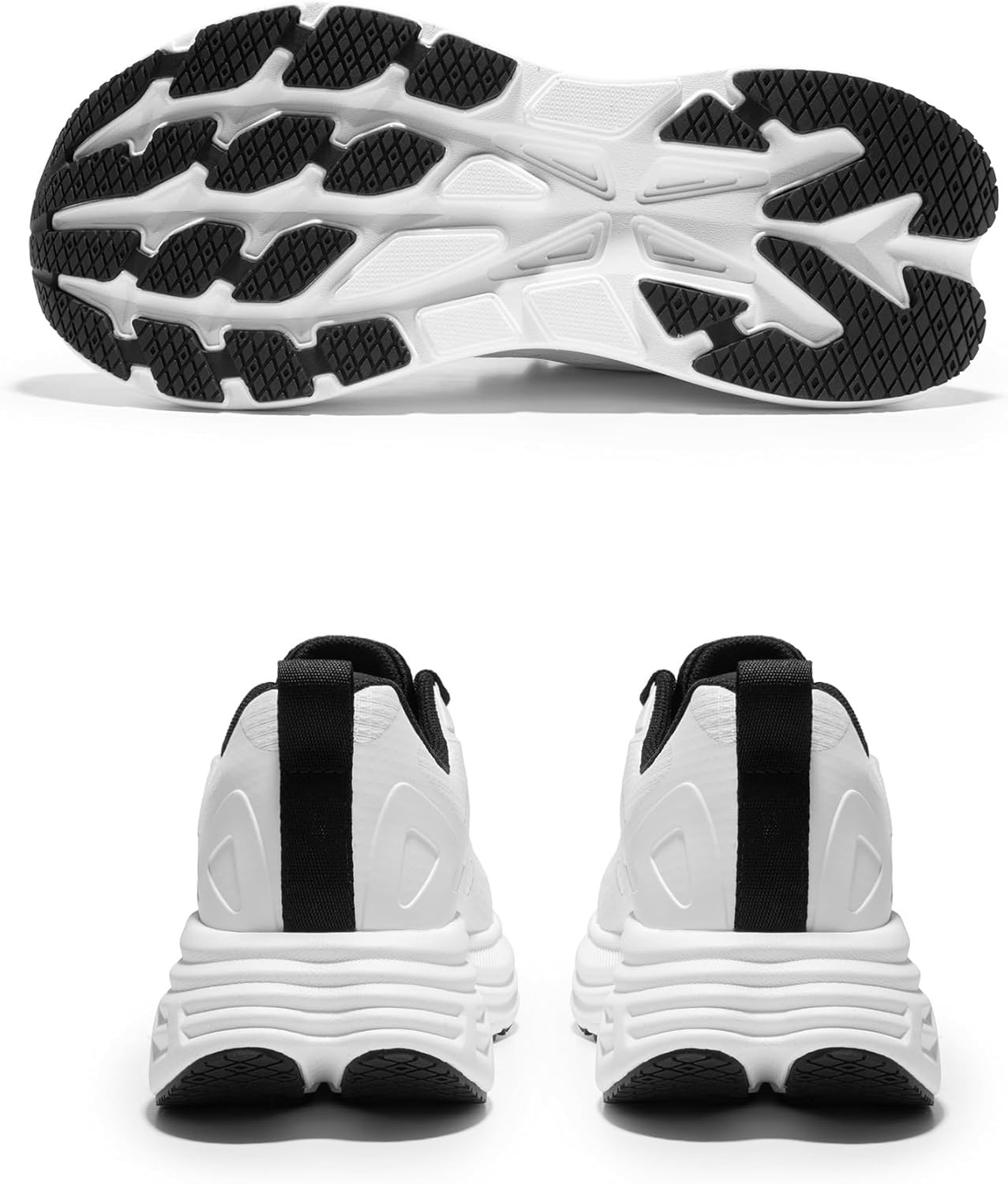image:imageNORTIV 8 Womens Walking Shoes Running Tennis Sneakers Cushion NonSlip Comfortable Breathable Workout Gym Sports Athletic Fashion ActiveFloatWhite