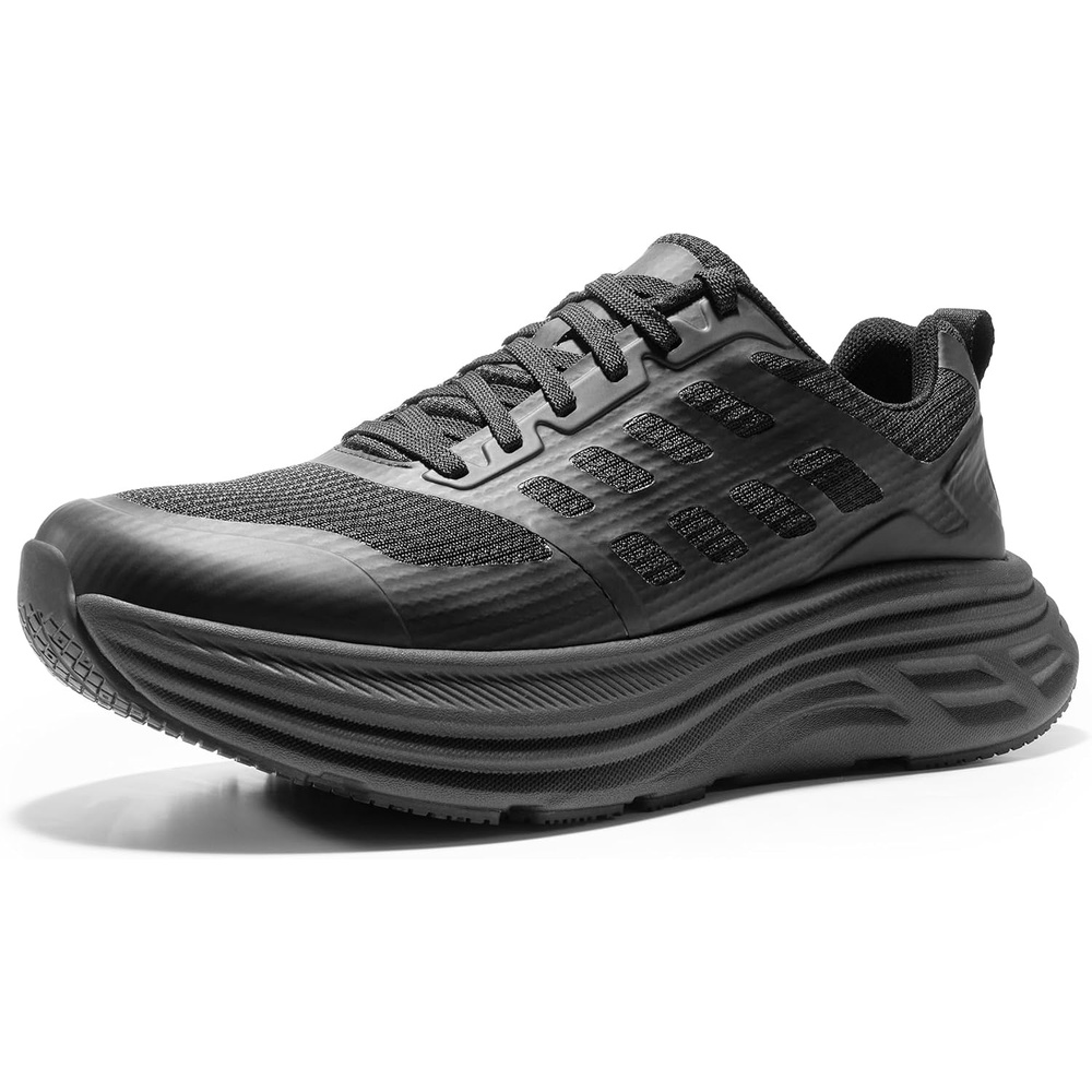 image:imageNORTIV 8 Womens Walking Shoes Running Tennis Sneakers Cushion NonSlip Comfortable Breathable Workout Gym Sports Athletic Fashion ActiveFloatAll Black