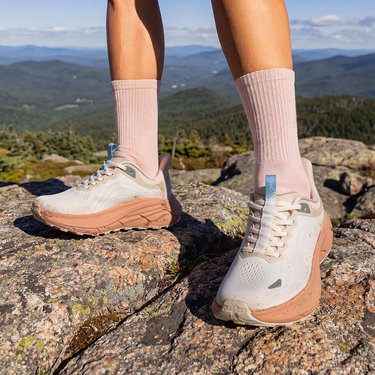 image:imageNORTIV 8 Womens Slip On Trail Running Hiking ShoesBeigeKhaki