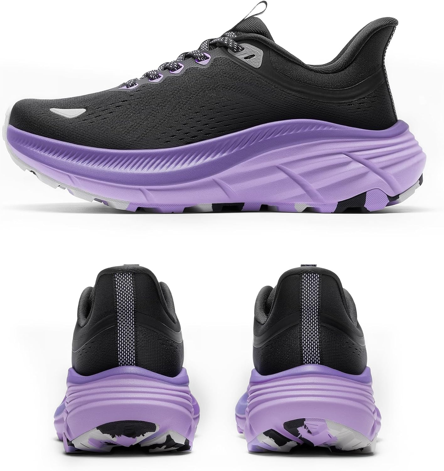 image:imageNORTIV 8 Womens Slip On Trail Running Hiking ShoesBlackPurple