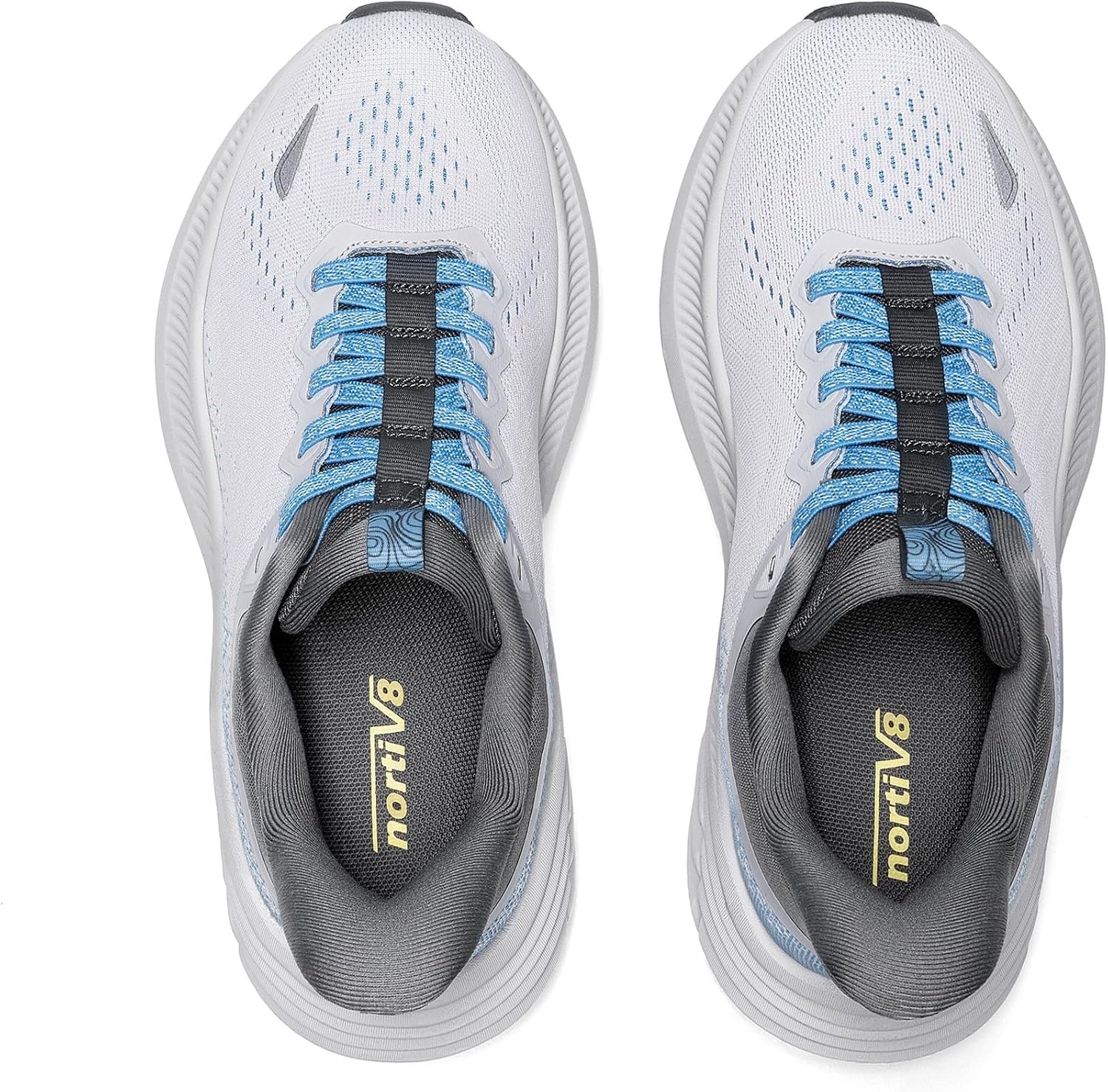 image:imageNORTIV 8 Womens Slip On Trail Running Hiking ShoesGreyBlue