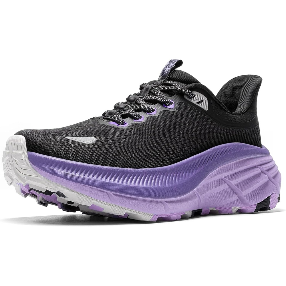 image:imageNORTIV 8 Womens Slip On Trail Running Hiking ShoesBlackPurple