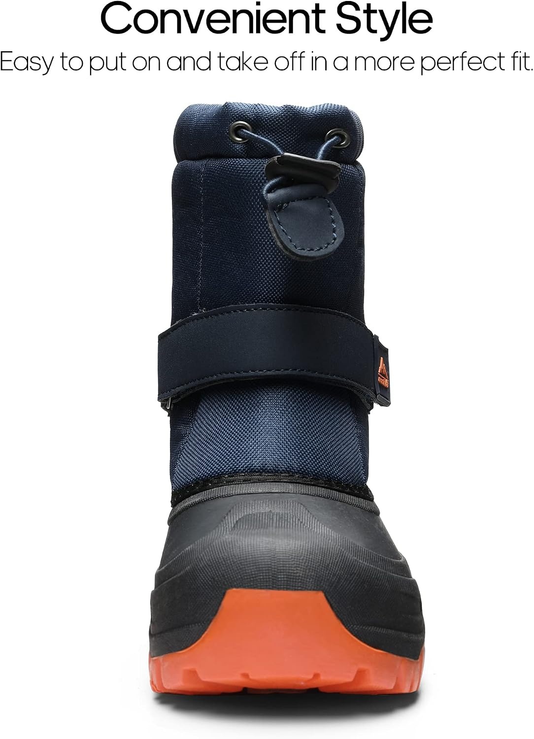 image:imageNORTIV 8 Kids Snow Boots Boys GirlsNavy Blue