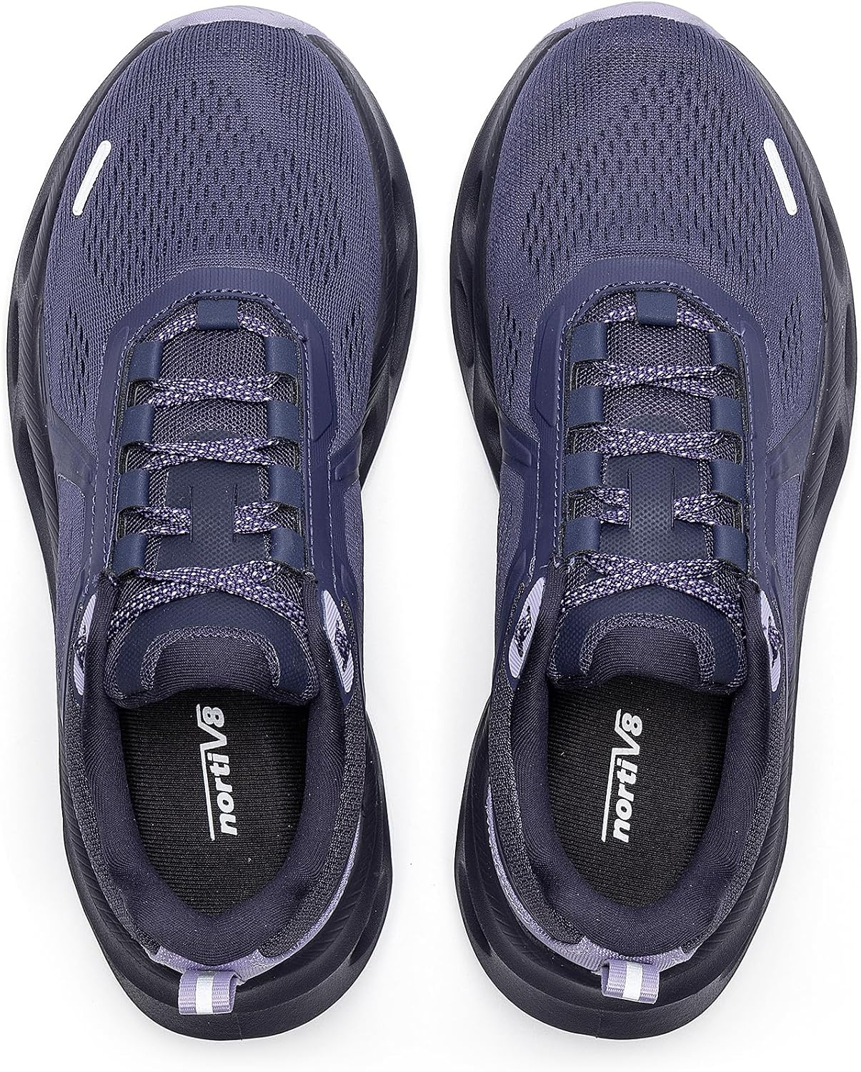 image:imageNORTIV 8 Womens Cushioned Walking Fashion SneakersDark Purple