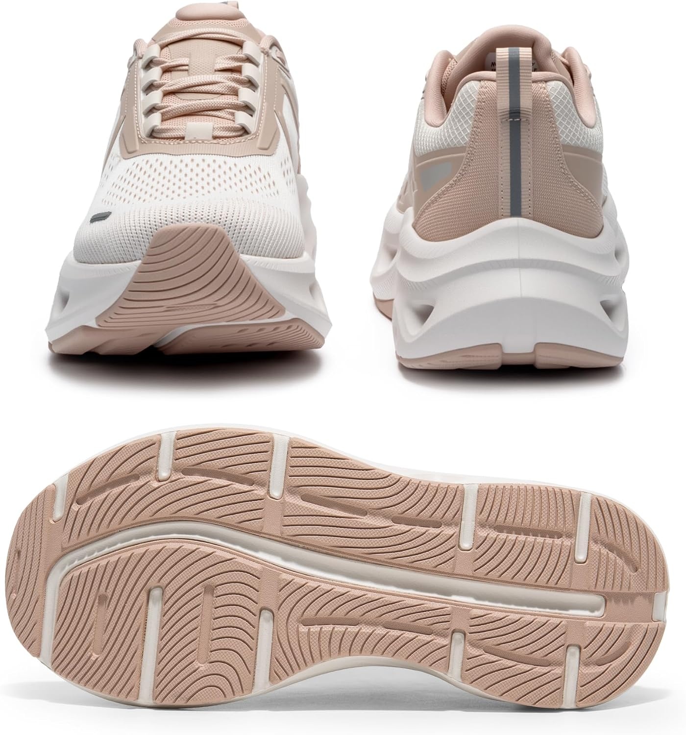 image:imageNORTIV 8 Womens Cushioned Walking Fashion SneakersNude Pink