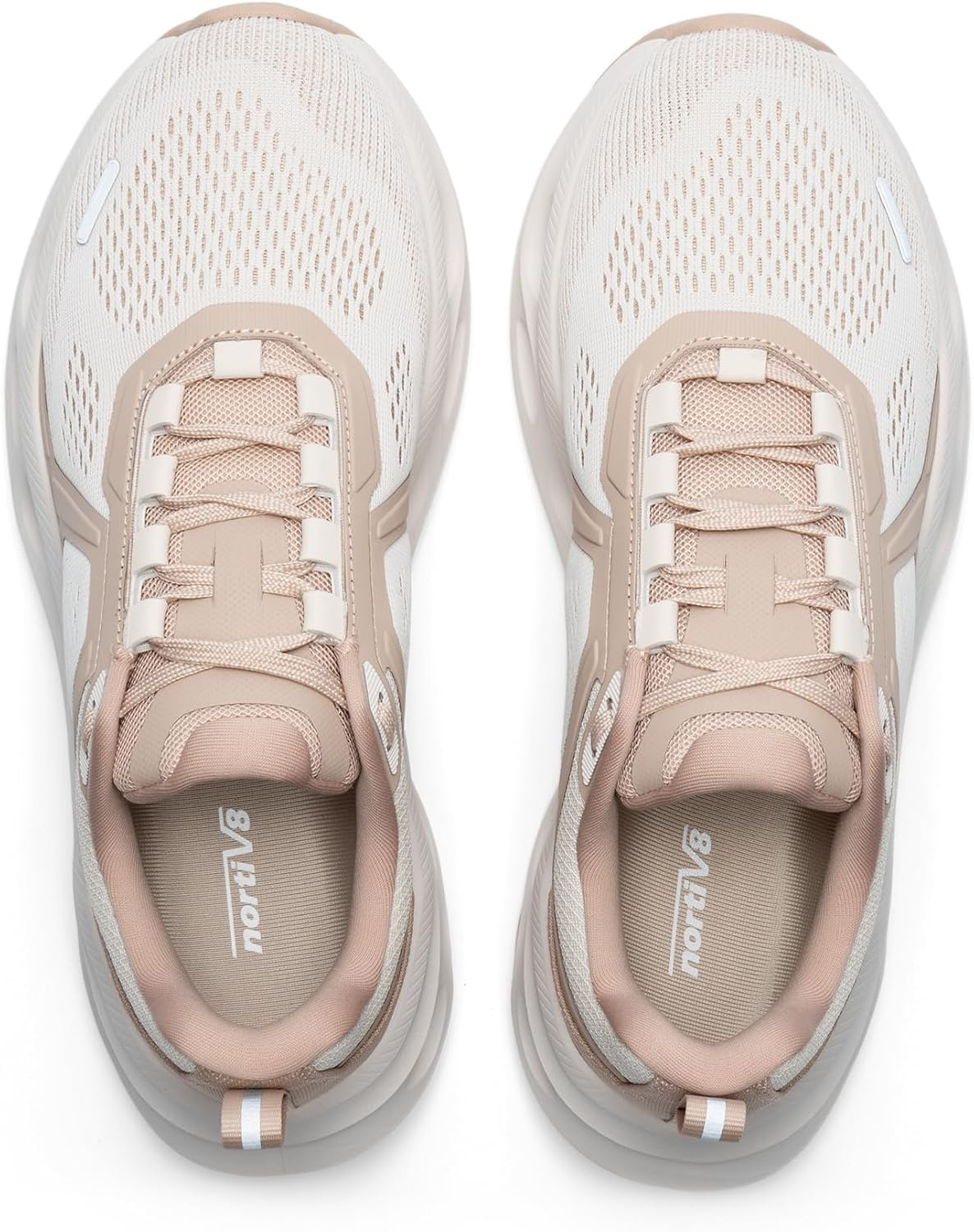 image:imageNORTIV 8 Womens Cushioned Walking Fashion SneakersNude Pink