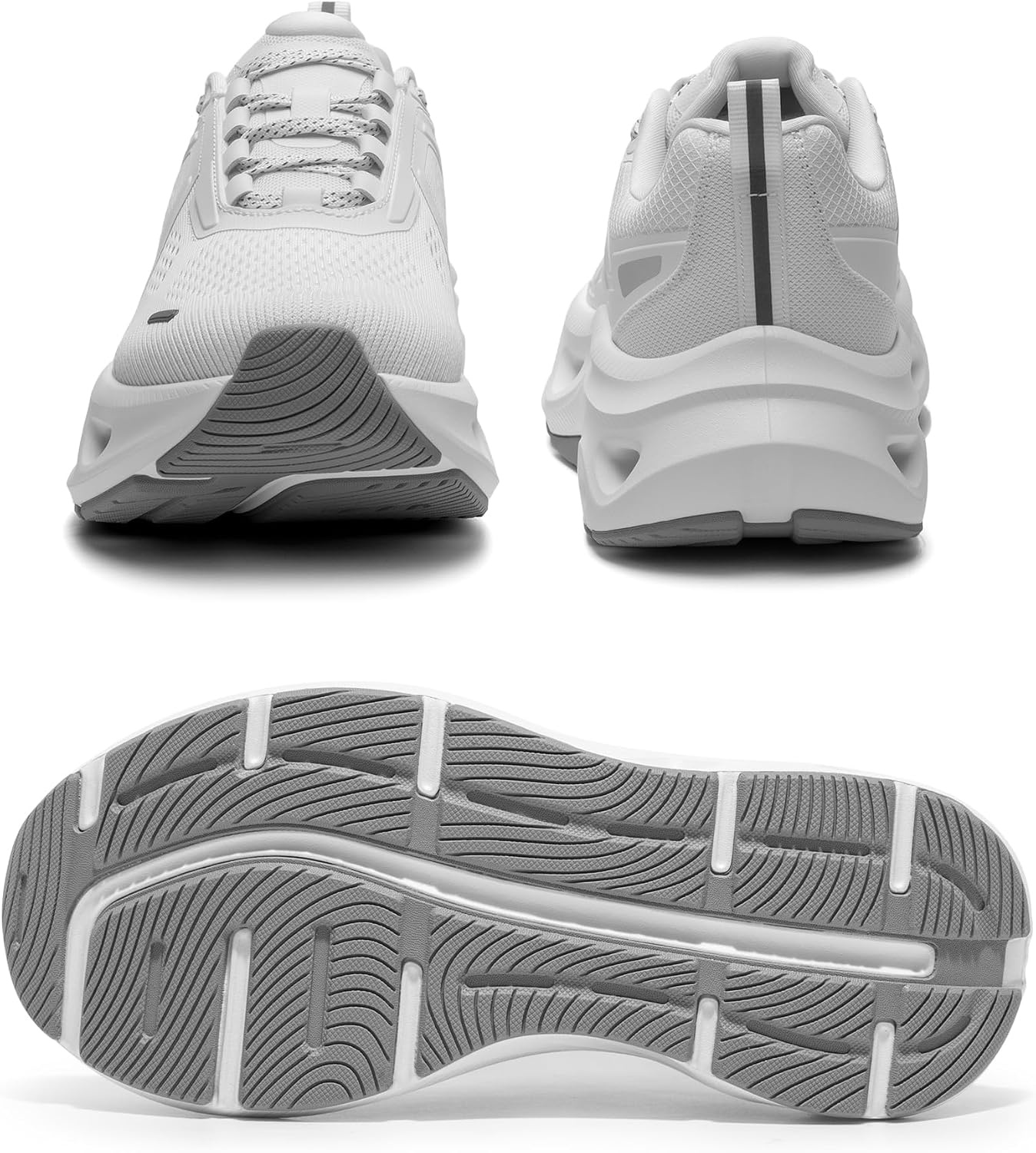 image:imageNORTIV 8 Womens Cushioned Walking Fashion SneakersWhite