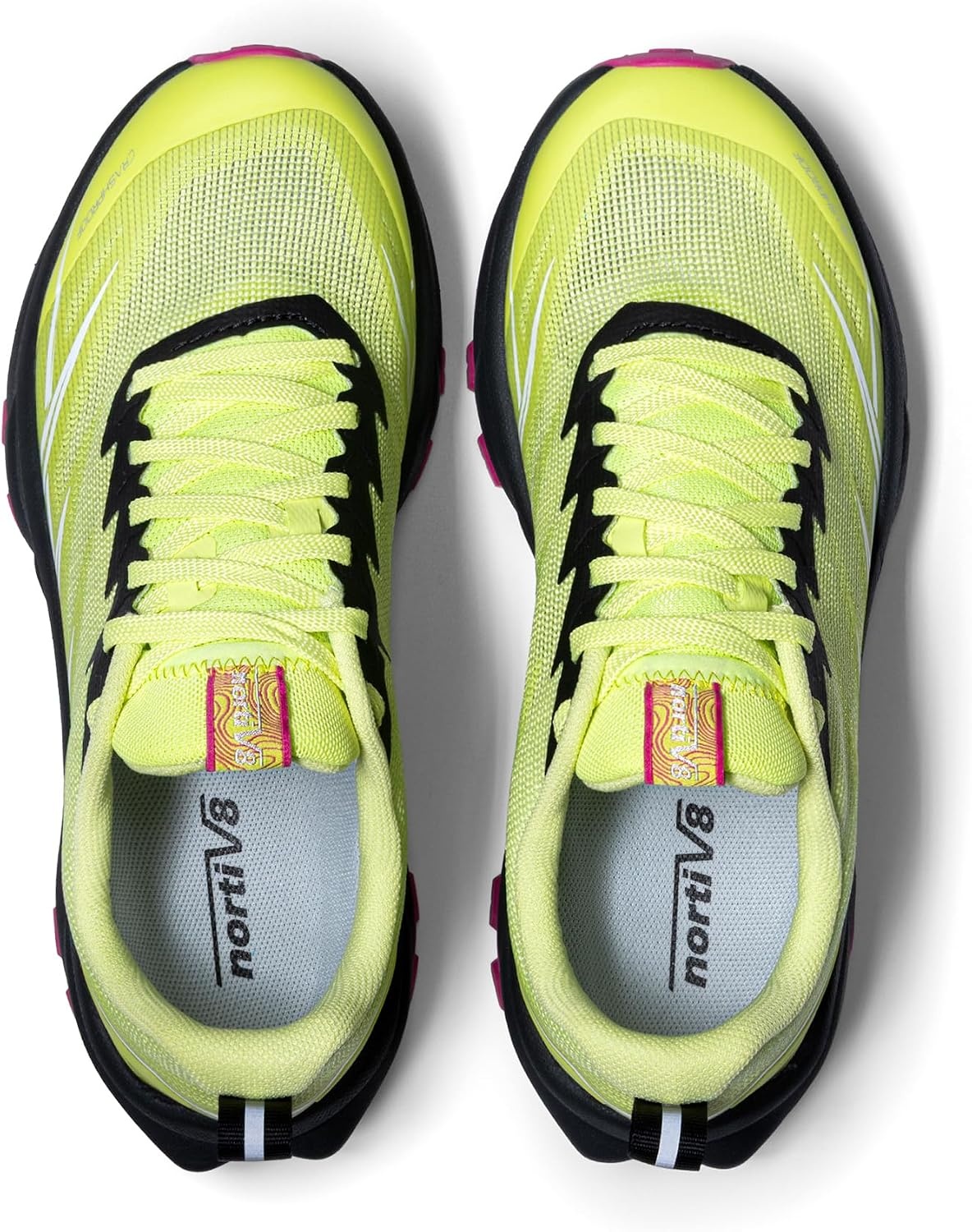 image:imageNORTIV 8 Womens Breathable Trail Running ShoesLemon Green
