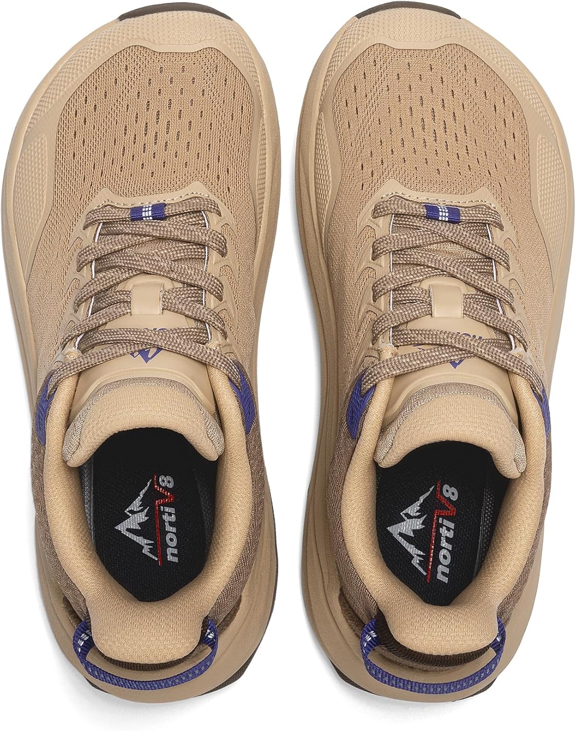 image:imageNORTIV 8 Womens Wide Toe Box Trail Running Walking ShoeKhaki
