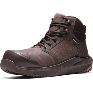 NORTIV 8 Men’s Lightweight Composite Toe Work Boots(Dark Brown)
