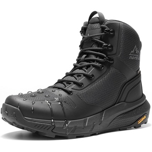 NORTIV 8 Men’s Waterproof Work Tactical Boots Comfortable(Black)