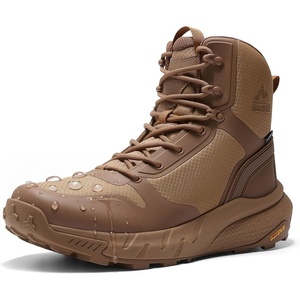 NORTIV 8 Men’s Waterproof Work Tactical Boots Comfortable(Coyote)