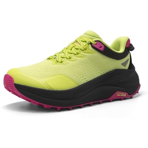 NORTIV 8 Womens Wide Toe Box Trail Running Walking Shoe(Lemon Green)