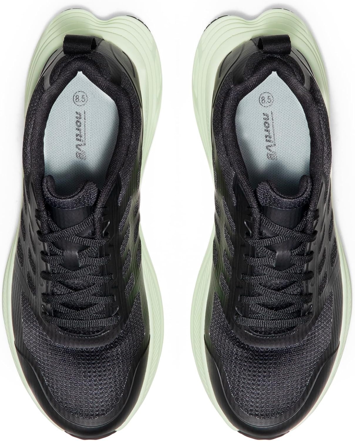 image:imageNORTIV 8 Mens Walking Running Tennis Shoes SneakersBlackGreen