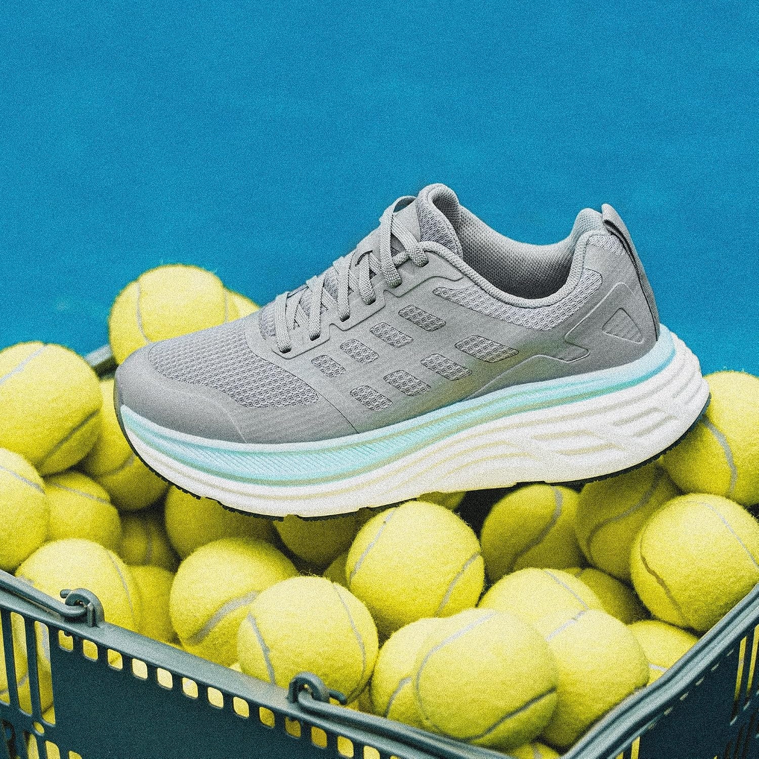 image:imageNORTIV 8 Mens Walking Running Tennis Shoes SneakersGrey