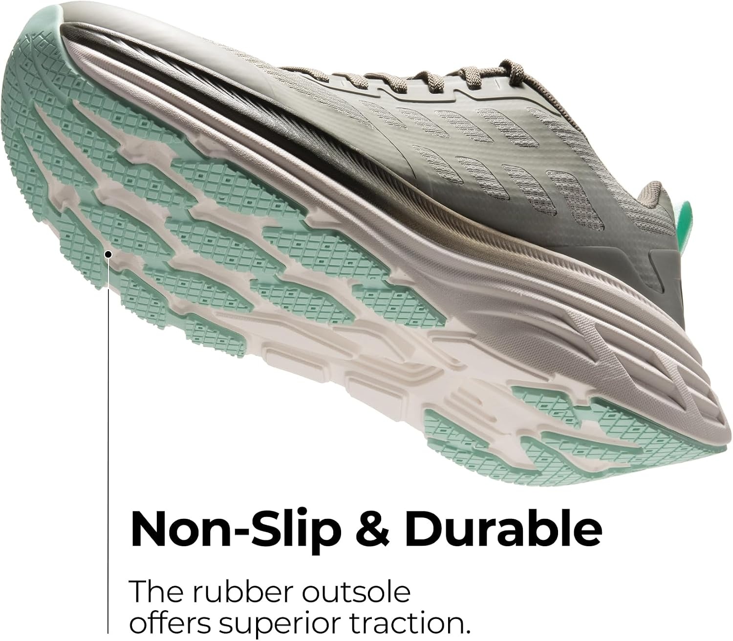 image:imageNORTIV 8 Mens Walking Running Tennis Shoes SneakersGreyish Green