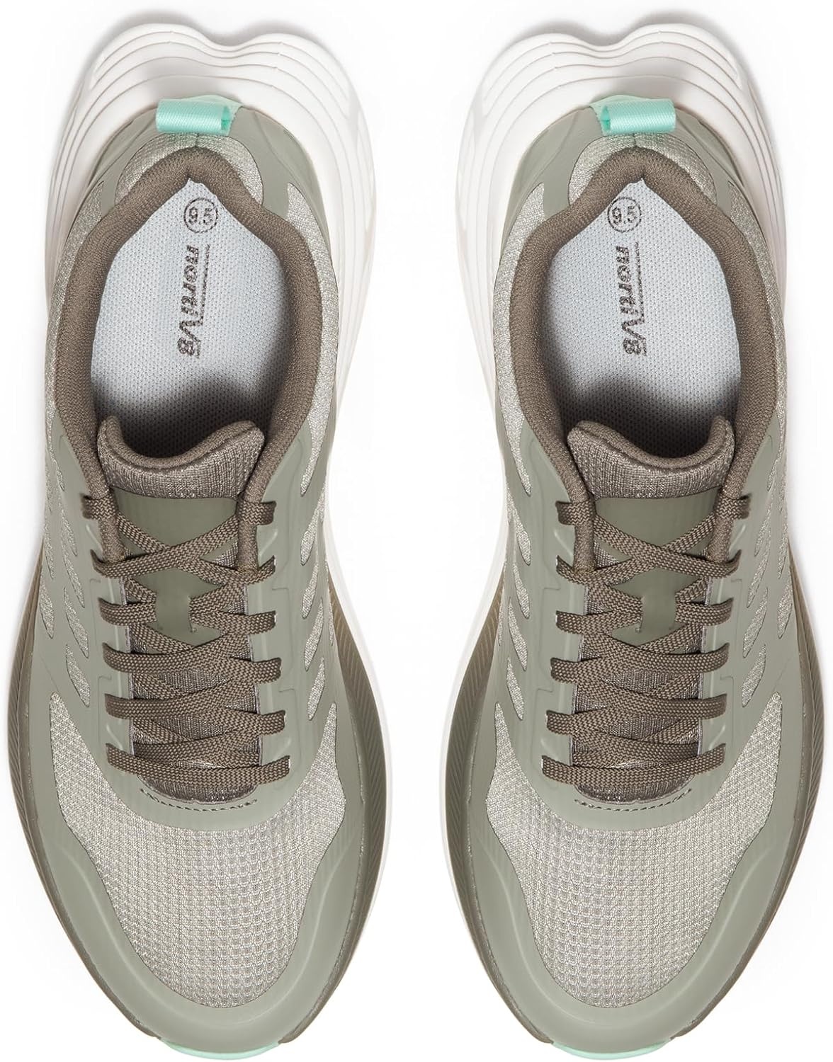image:imageNORTIV 8 Mens Walking Running Tennis Shoes SneakersGreyish Green
