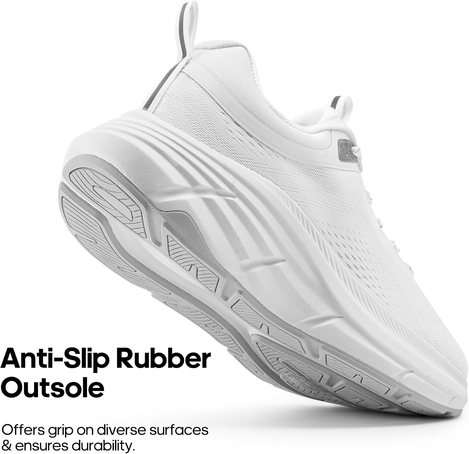 image:imageNORTIV 8 Mens Walking Shoes Running Tennis SneakersWhite