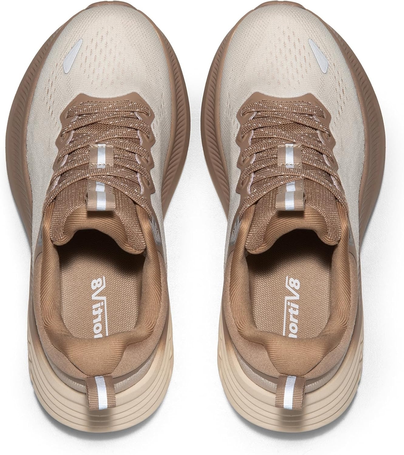 image:imageNORTIV 8 Womens Walking Shoes Running Tennis SneakersBeigeKhaki